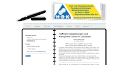 Desktop Screenshot of hbk-gerolstein.de